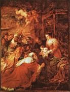 Peter Paul Rubens The Adoration of the kings oil on canvas